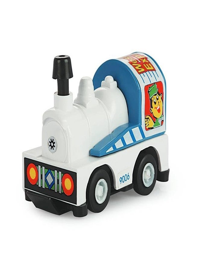 Toy Vibes Plastic Western Express D/A Train Toys Vehicle Playset for Kids, Ultimate Adventure Express Train Toy for Kids Boy and Girls (White) (Pack of 3) - Image 2